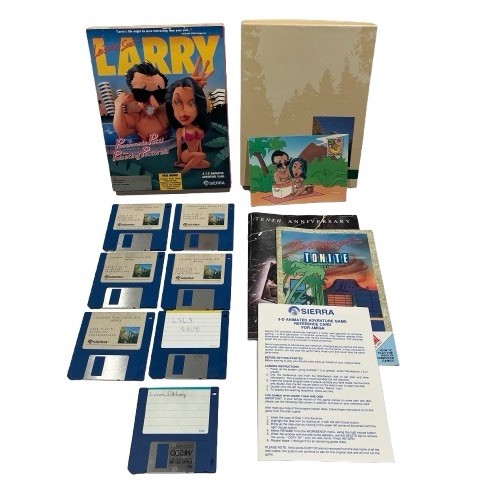 Amiga Leisure Suit Larry 3 Rare 80s Vintage Game Passionate Patti By Sierra