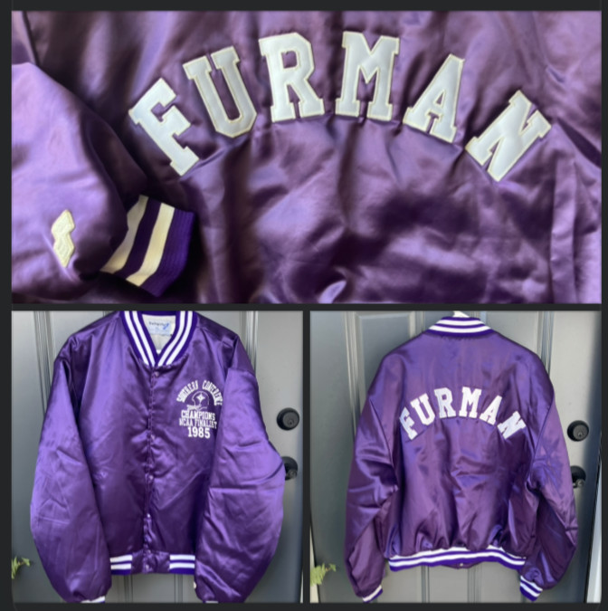 1985 Vintage Swingster Satin Jacket Furman University Paladins XL 1985 Vintage Swingster Satin Jacket Furman University Paladins XL