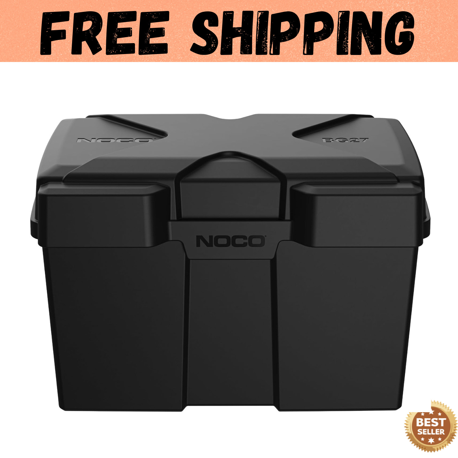 Heavy Duty Battery Box Group 27 Car Automotive Marine RV Boat Camper
