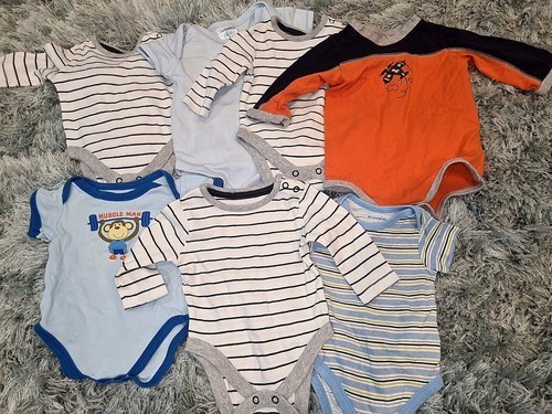 ** Baby Boy Clothes Bundle Lot - Size Newborn / 0-3 Months / 3-6 Months