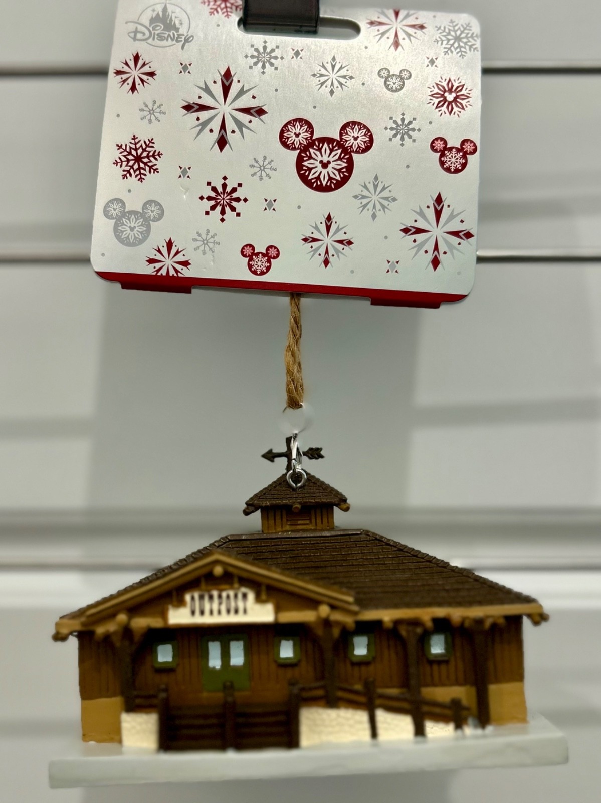Disney Parks Fort Wilderness Resort Outpost Building Mickey Ornament *Last One Disney Parks Fort Wilderness Resort Outpost Building Mickey Ornament *Last One