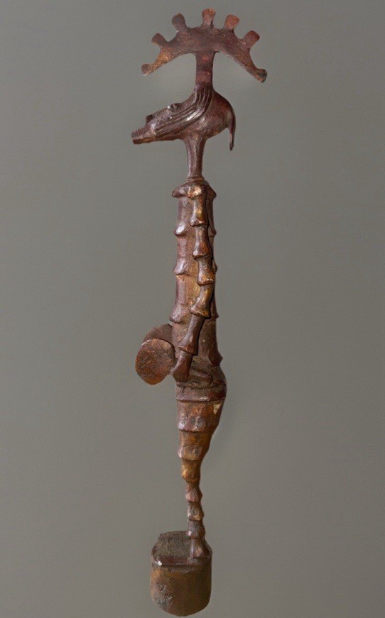 AFRICAN STANDING MALE FIGURE BRONZE SENUFO IVORY COAST WEST Africa AFRICAN STANDING MALE FIGURE BRONZE SENUFO IVORY COAST WEST Africa