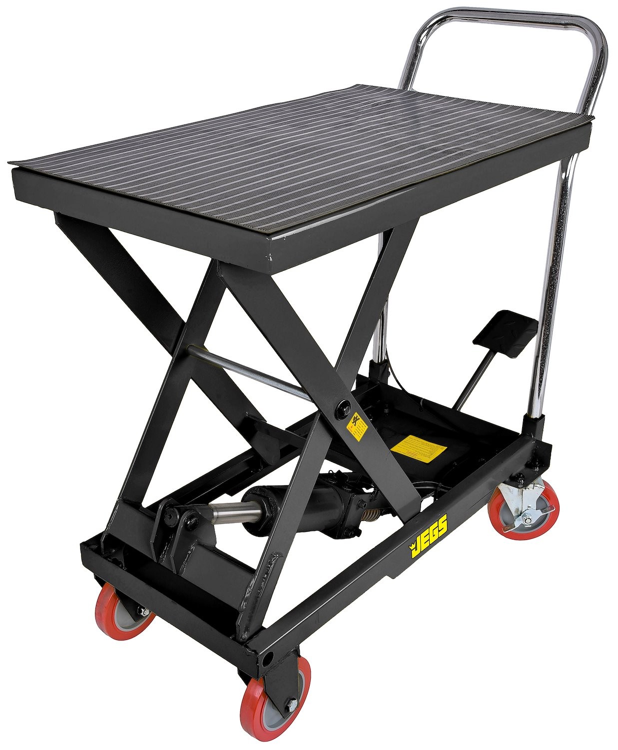 JEGS Hydraulic Lift Cart with 500 lb. Capacity