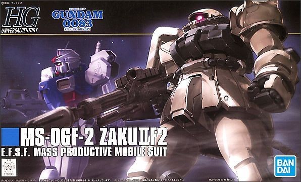 Bandai Hobby Gundam Stardust Memory HGUC F2 Zaku II EFSF HG 1/144 Model Kit USA