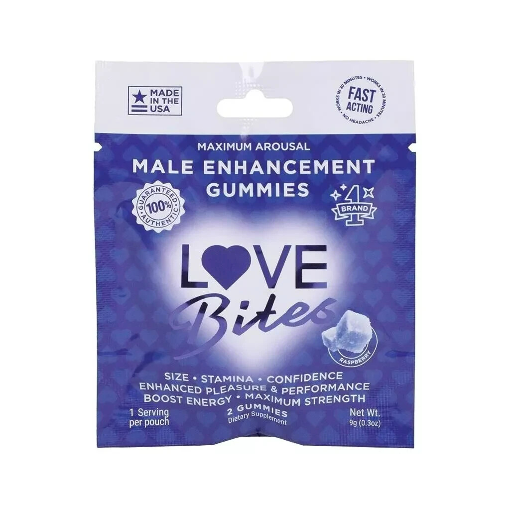 Love Bites Male Sensual Enhancement Gummies Singles - 2 Count