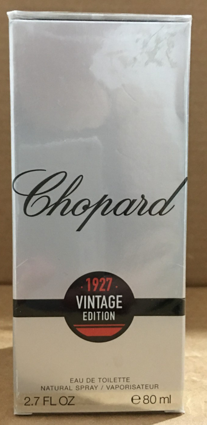 Chopard 1927 Vintage Edition Chopard Men Eau de Toilette 80ml New in Factory Box