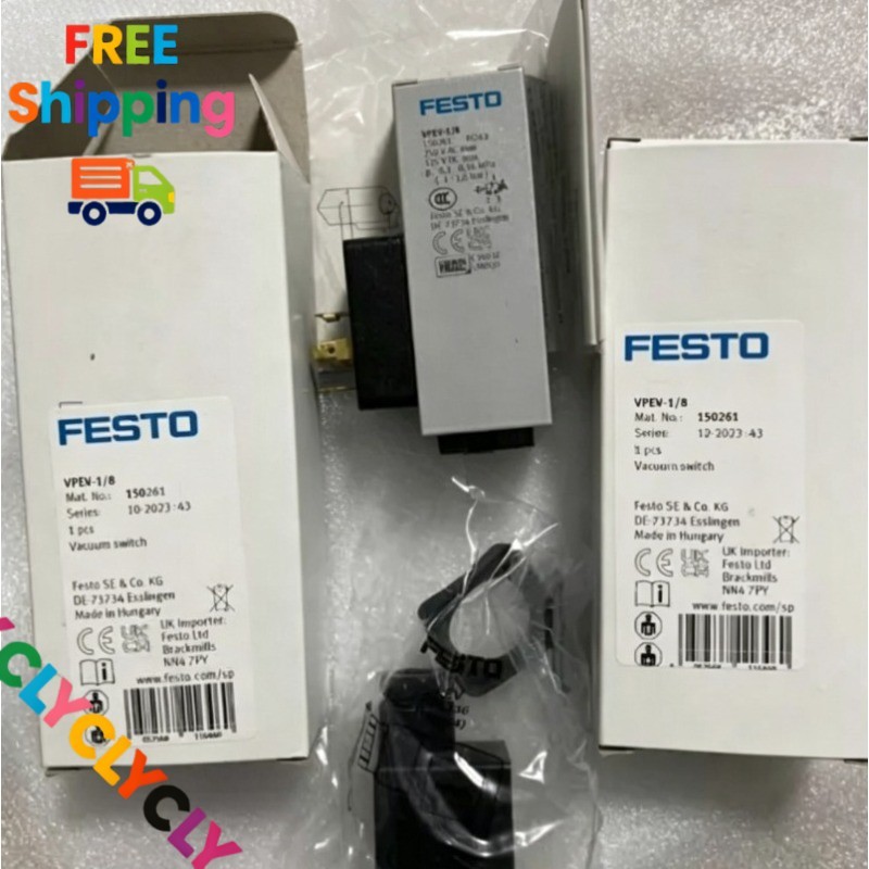 New VPEV-1/8 Festo 150261 Vacuum Switch 