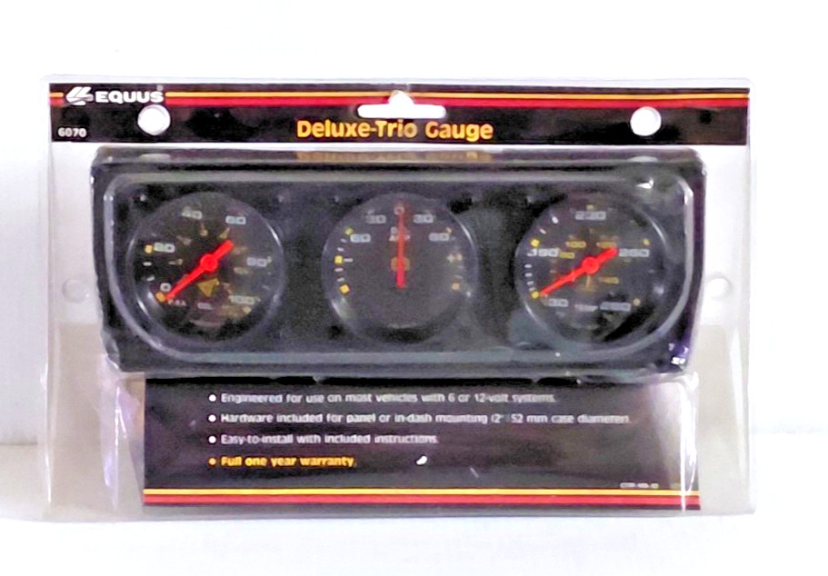 Equus Mechanical Triple Gauge 6070