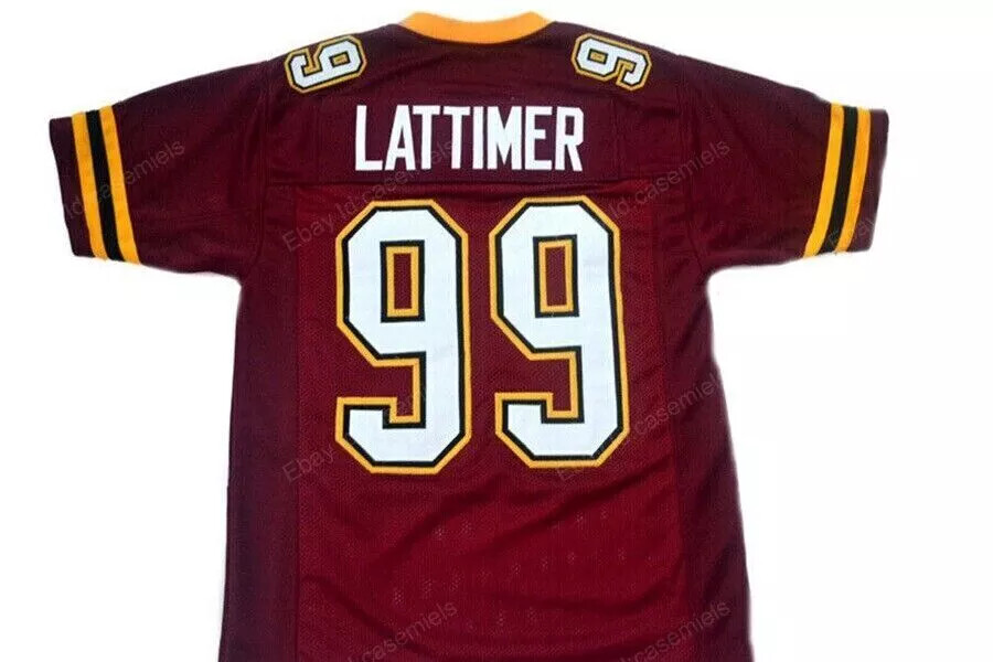 Movie The Program Lattimer #99 Football Jersey Custom Name All Sewn Movie The Program Lattimer #99 Football Jersey Custom Name All Sewn