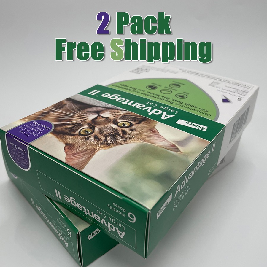 2 Pack For Large Cats Over 9 lbs 6 Doses US EPA APPROVED -US Stock Exp 05/2028+ 2 Pack For Large Cats Over 9 lbs 6 Doses US EPA APPROVED -US Stock Exp 05/2028+