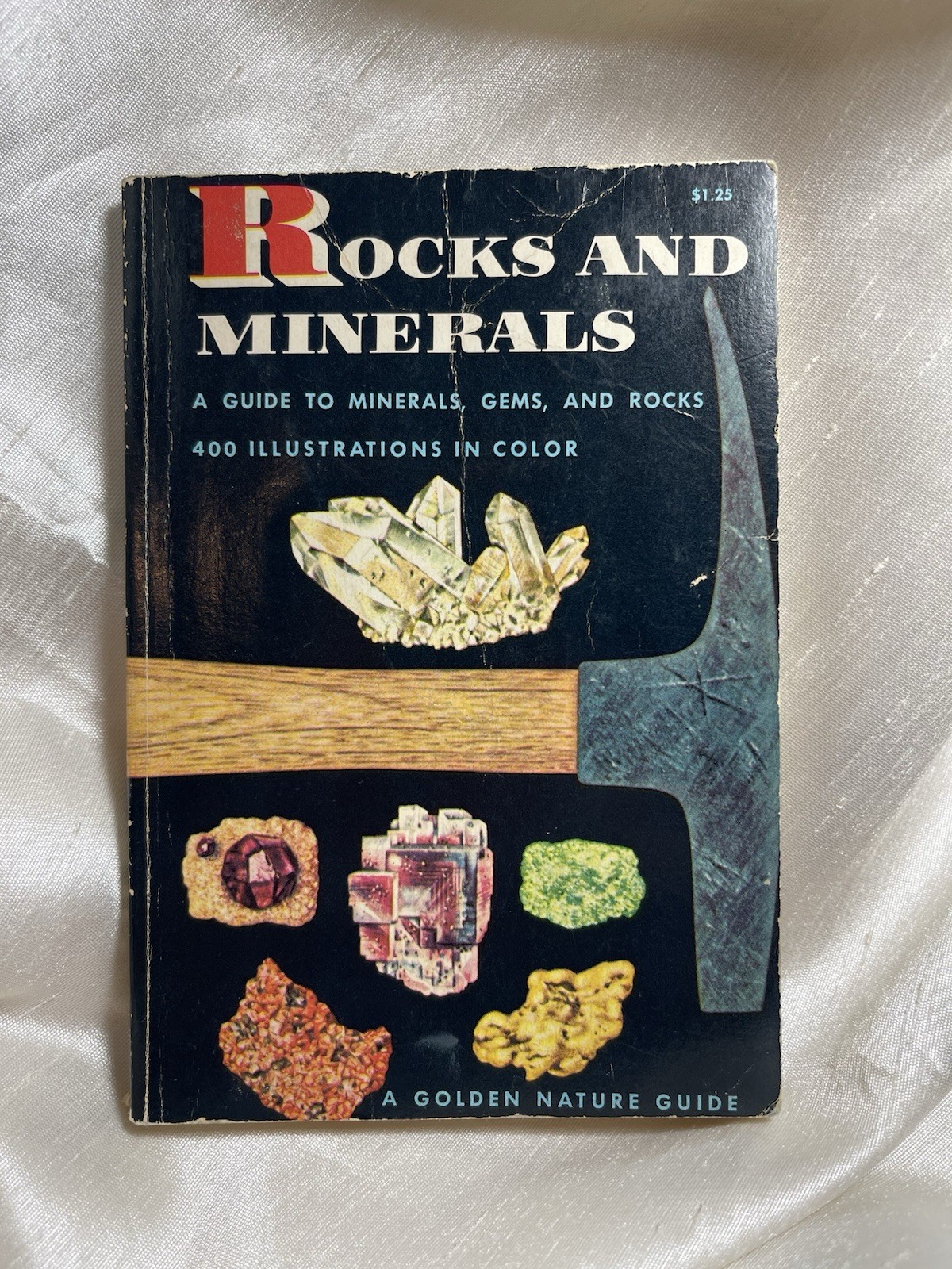 Vintage 1957 Rocks and Minerals Golden Nature Guide Paperback 24499 Zim