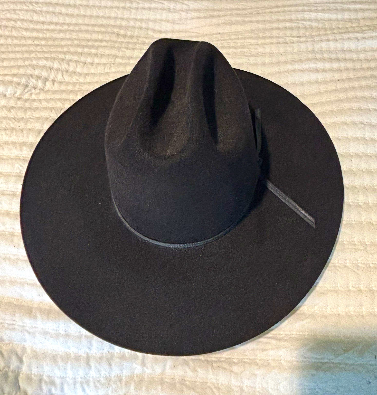 Bradford Western by Resistol Cattleman 65 Black Western Hat 7 3/8 Style 0302