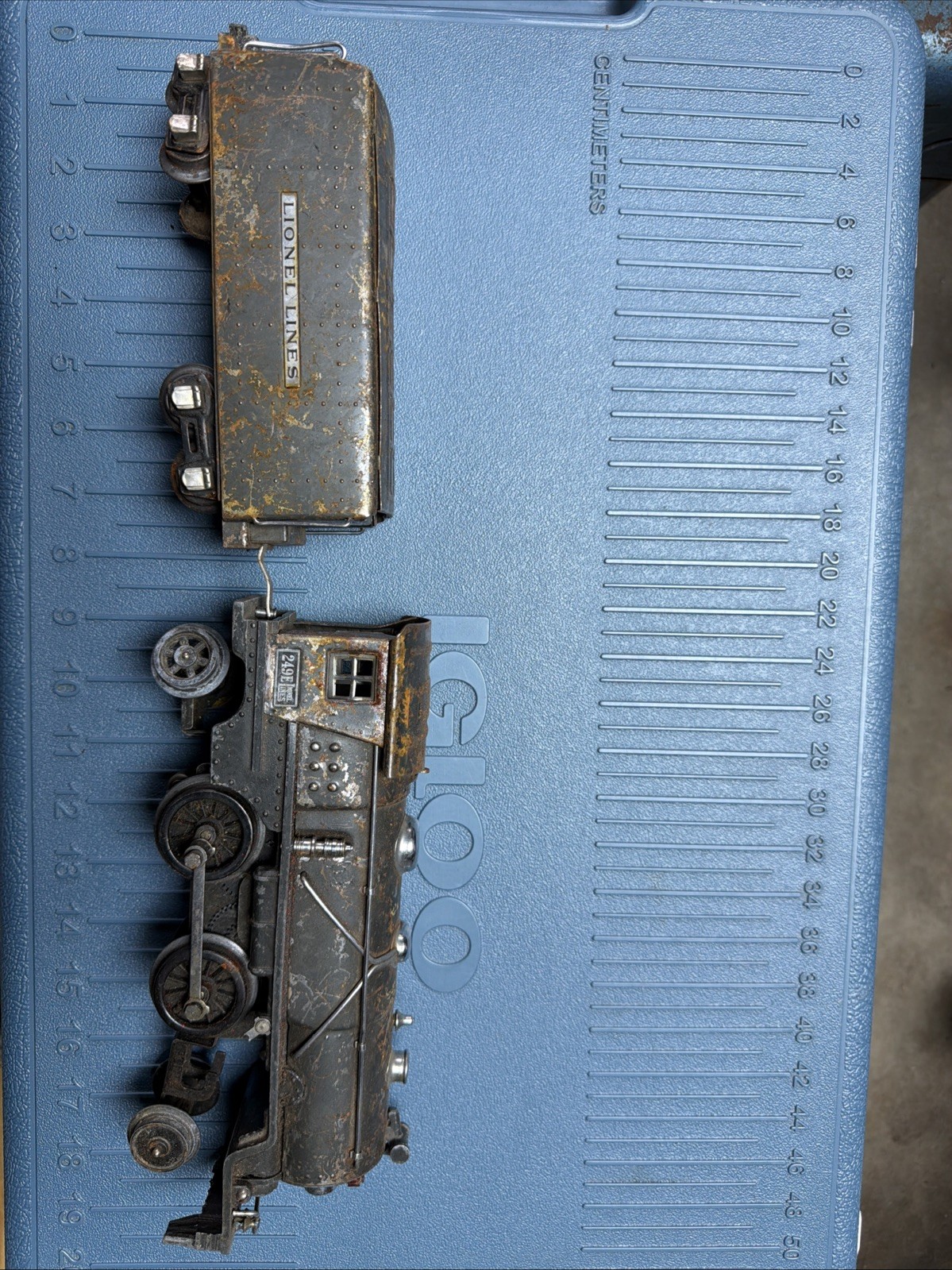 Lionel Prewar O Gauge Lot Locomotive 249E And 2225T