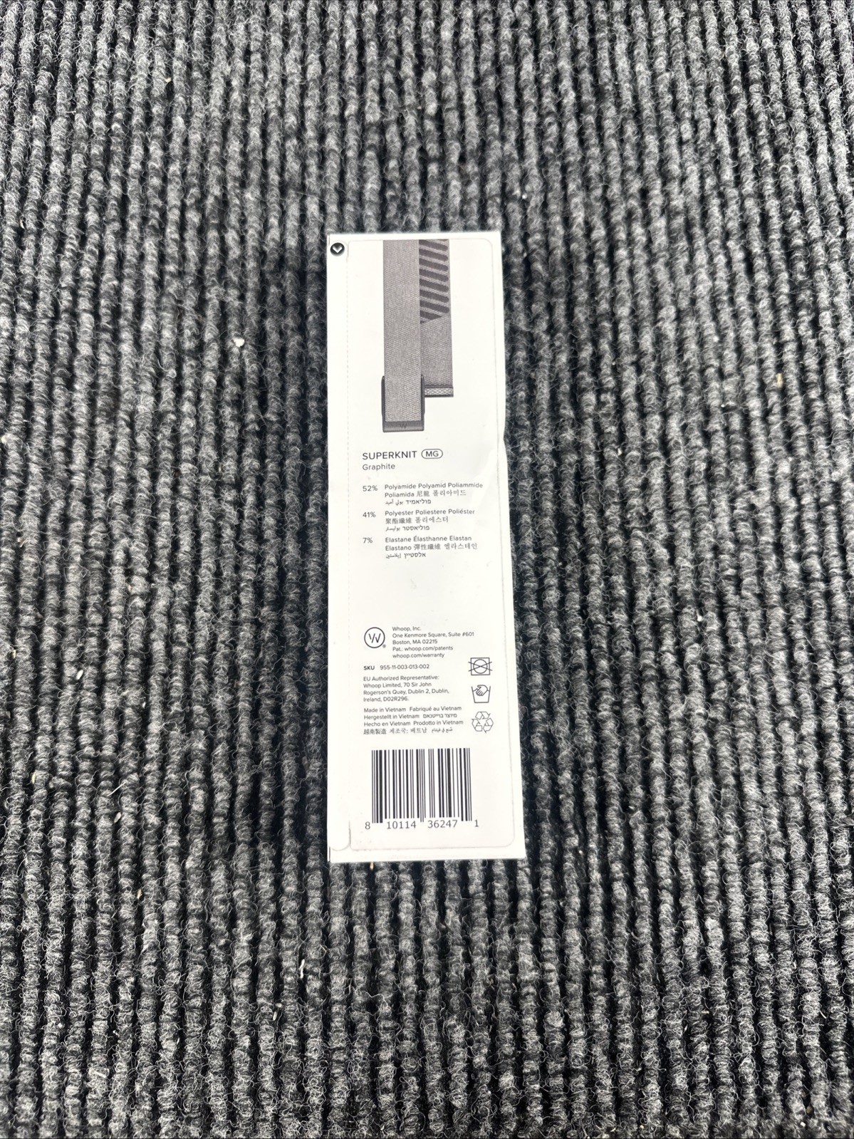 Whoop 5.0 Superknit MG Graphite