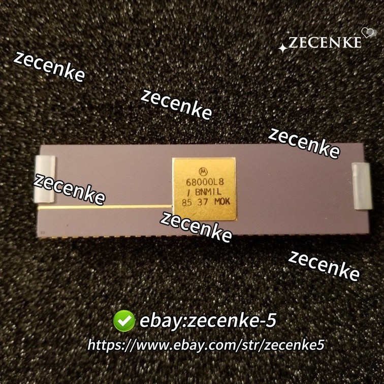 2pcs MC68000L8 16-bit CPU + 1pc MC68A09 8-bit CPU *vm