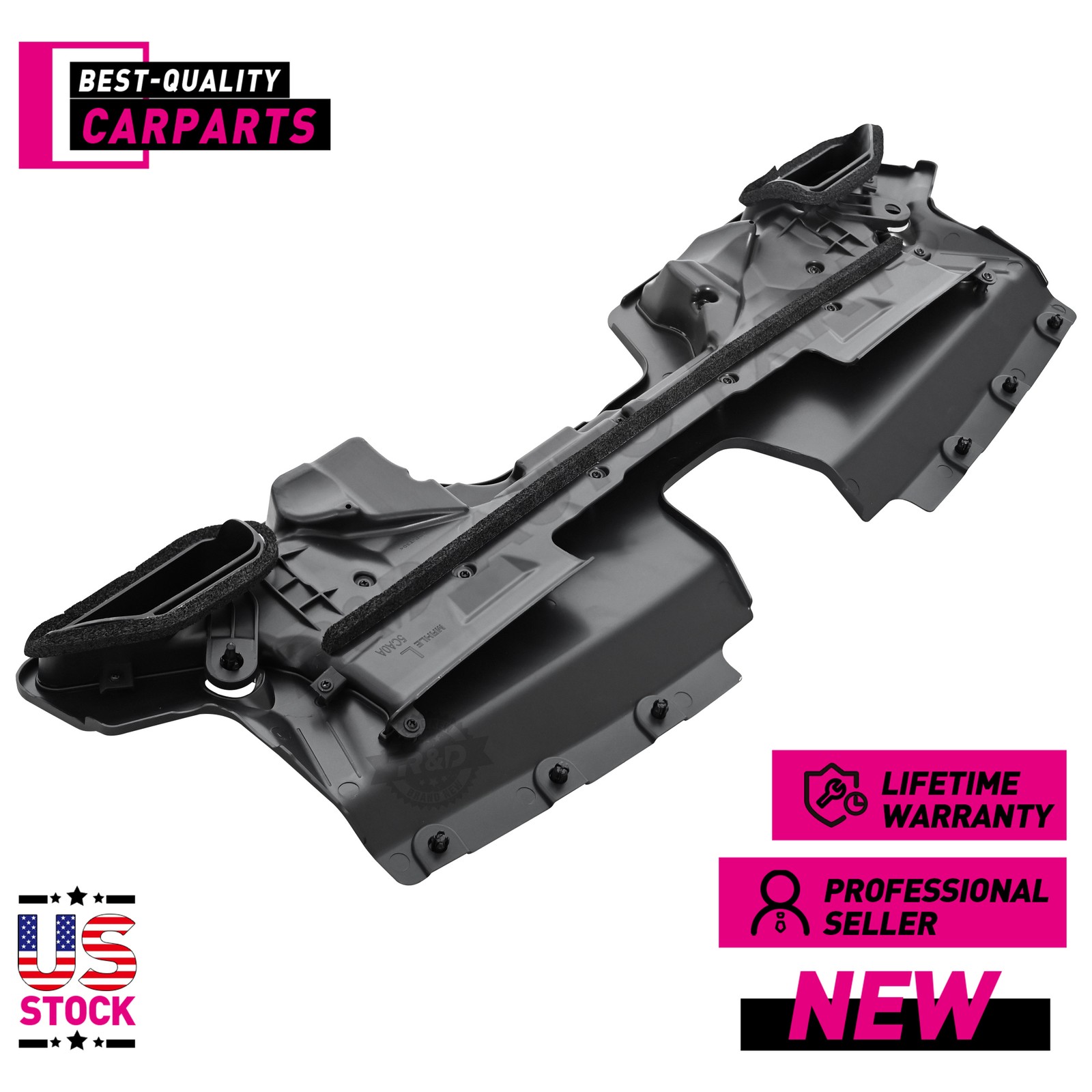 Radiator Support Intake Inlet Air Duct Cover For 2016-2024 Infiniti Q50 Q60 3.0T