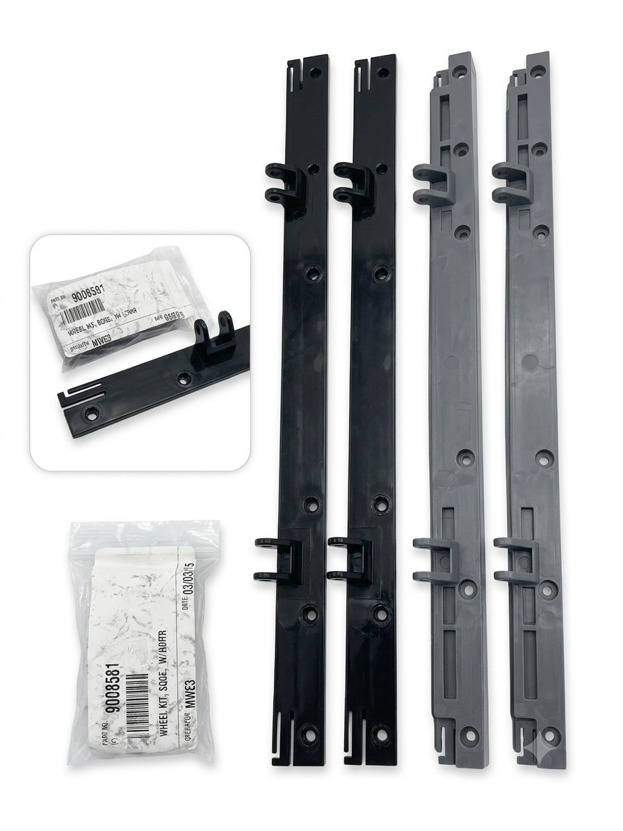 Tennant T1 Squeegee Retainer & Wheel Kit Bundle 1049957 1057243 9008581