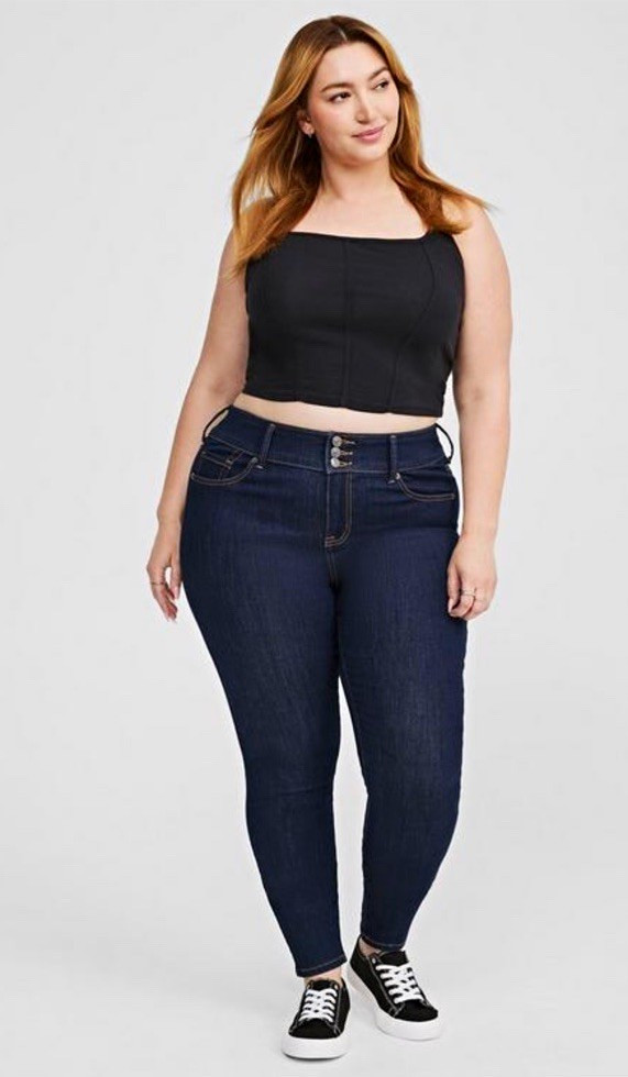 Women’s Plus Size 18 Tall Torrid Dark Rinse High-Rise Jegging Skinny Jeans 