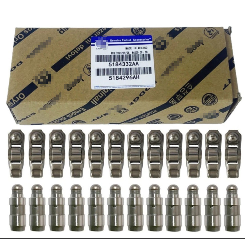 24Pcs OEM Arms 5184296AH&12Pcs Lifters 5184332AA for 11-19Chrysler