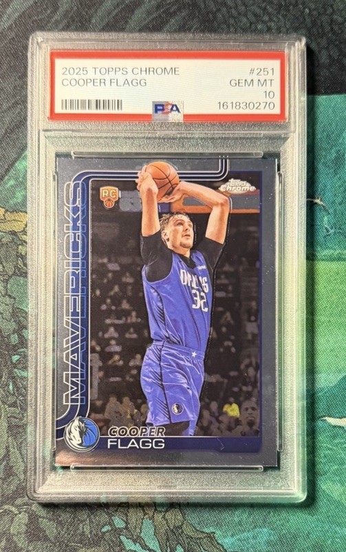 2025-26 Topps Chrome - Cooper Flagg #251 (RC) PSA 10