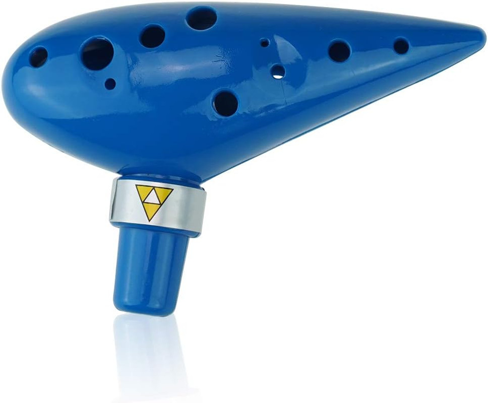 Ocarinawind 12 Hole Plastic Alto C Ocarina,Unbreakable,Gift Idea for Game Fans