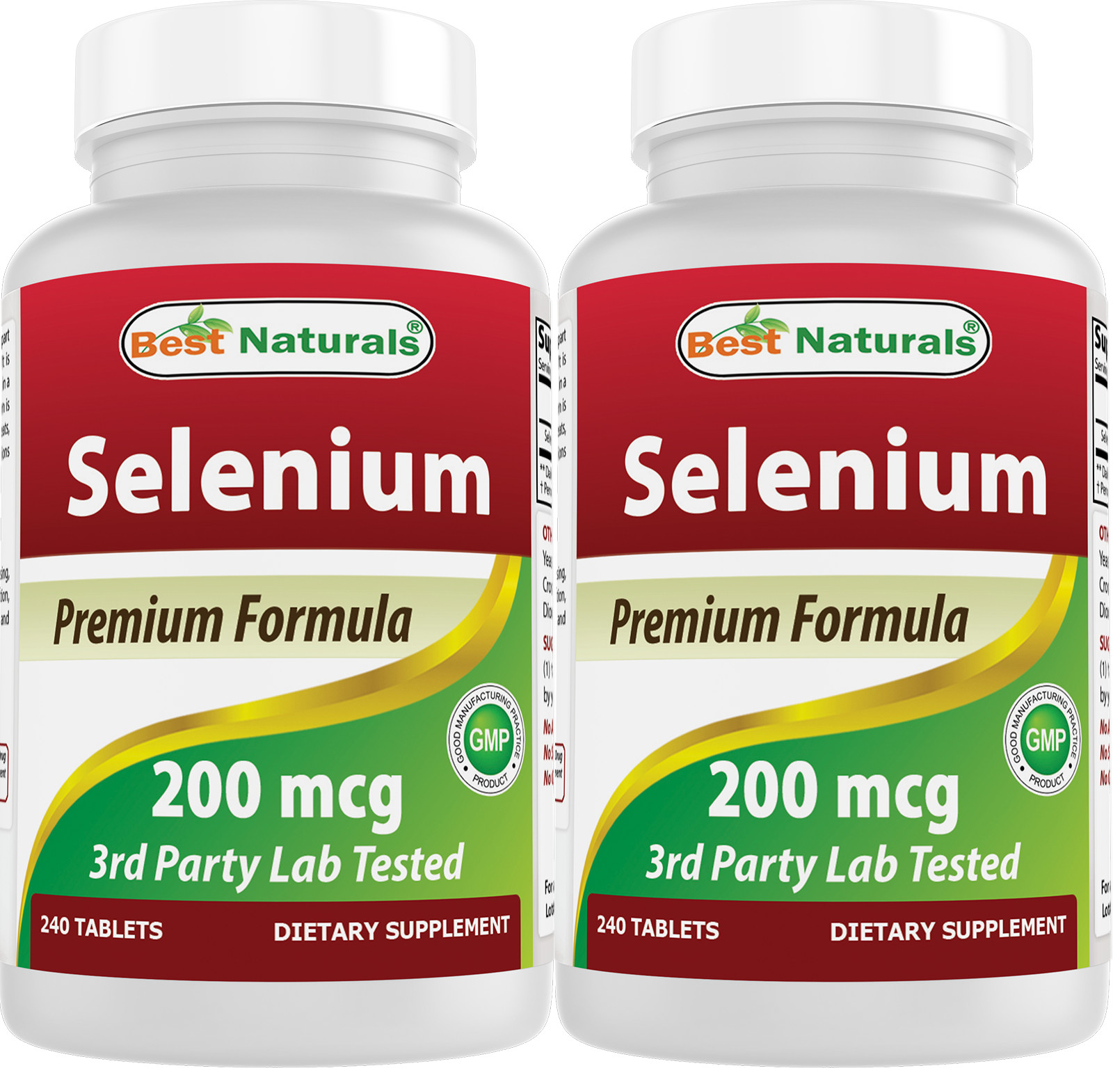 2 Pack Best Naturals Selenium 200 mcg 240 Tablets 2 Pack Best Naturals Selenium 200 mcg 240 Tablets