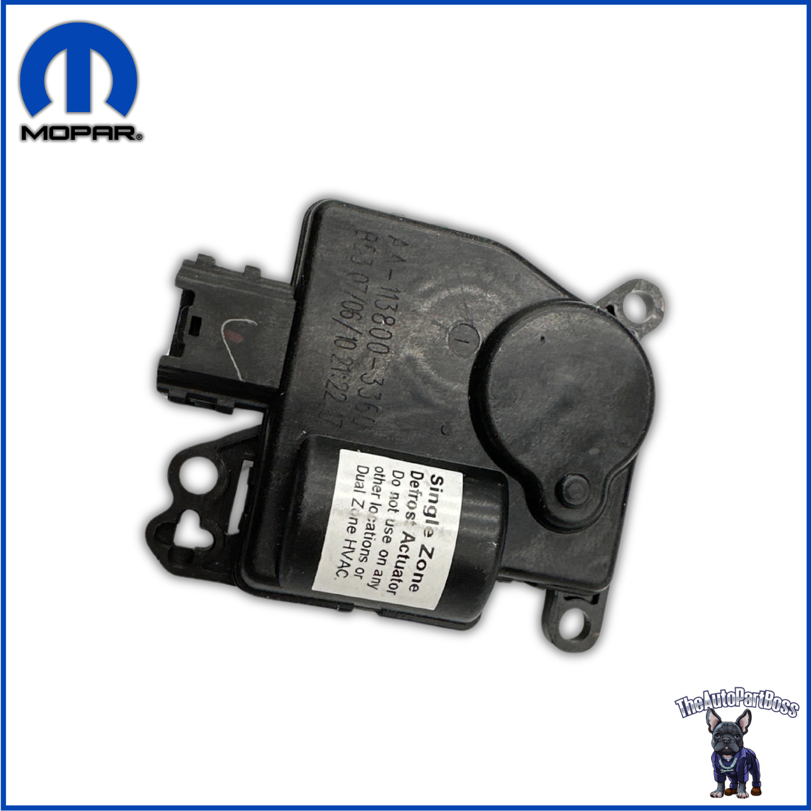 AC And Heater Actuator OEM Mopar 68079488AB
