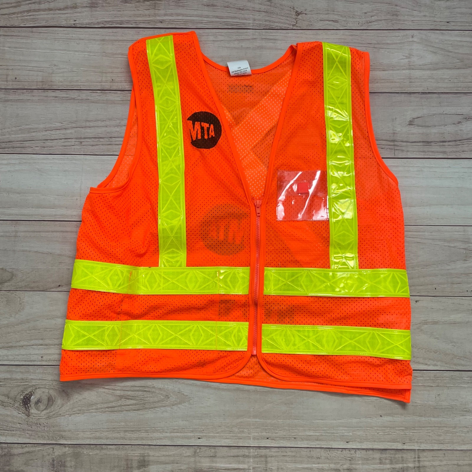 Vintage MTA New York City Transit Safety Vest Subway Bus Collectible Adult Large Vintage MTA New York City Transit Safety Vest Subway Bus Collectible Adult Large