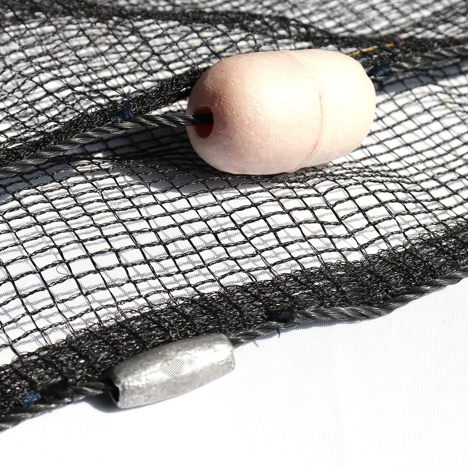 BasicGear Professional Seine Net | 5 to 50 ft | Ultra Strong | Maximizes Catc...