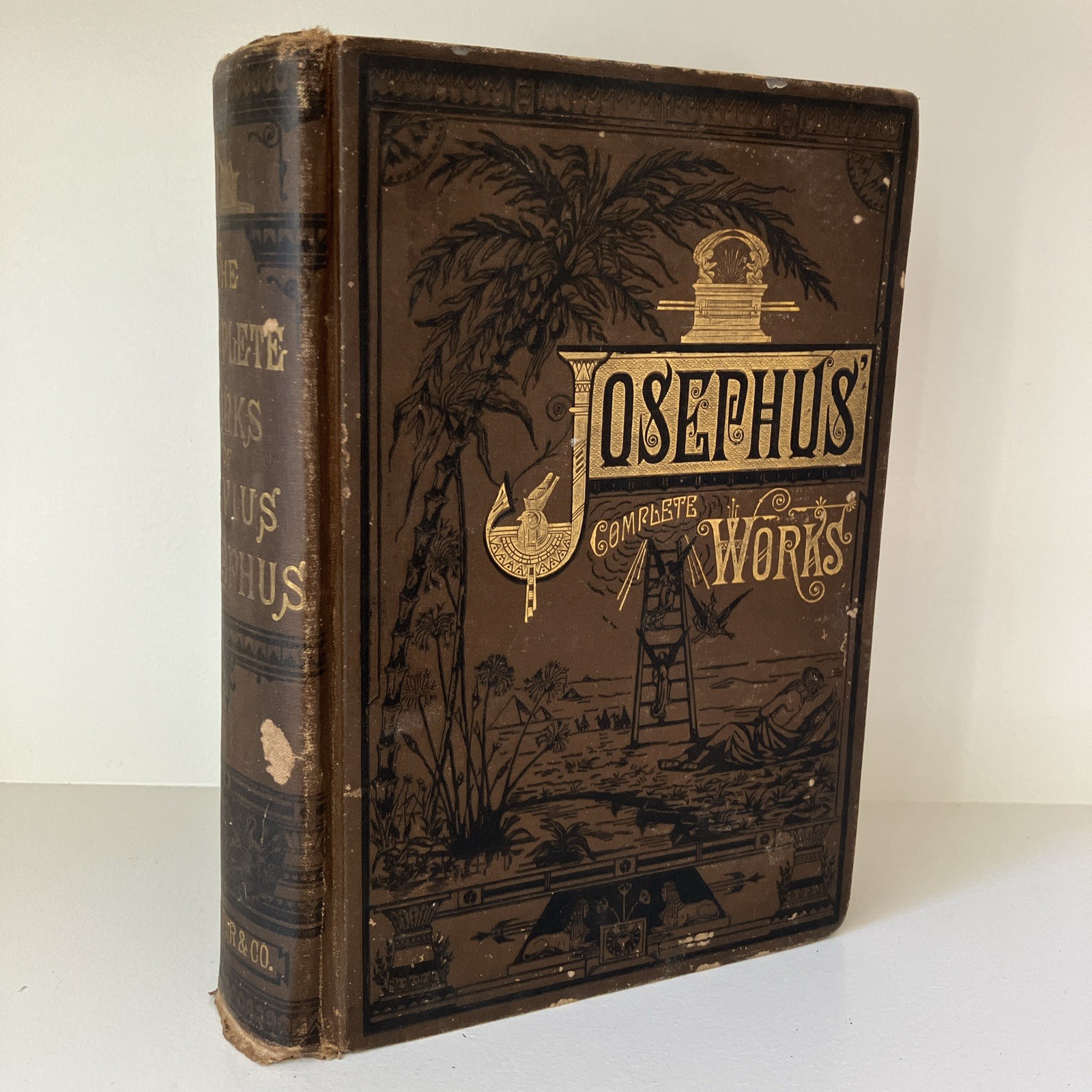 The Complete Works of Flavius Josephus William Whiston J.E. Potter & Co. Antique