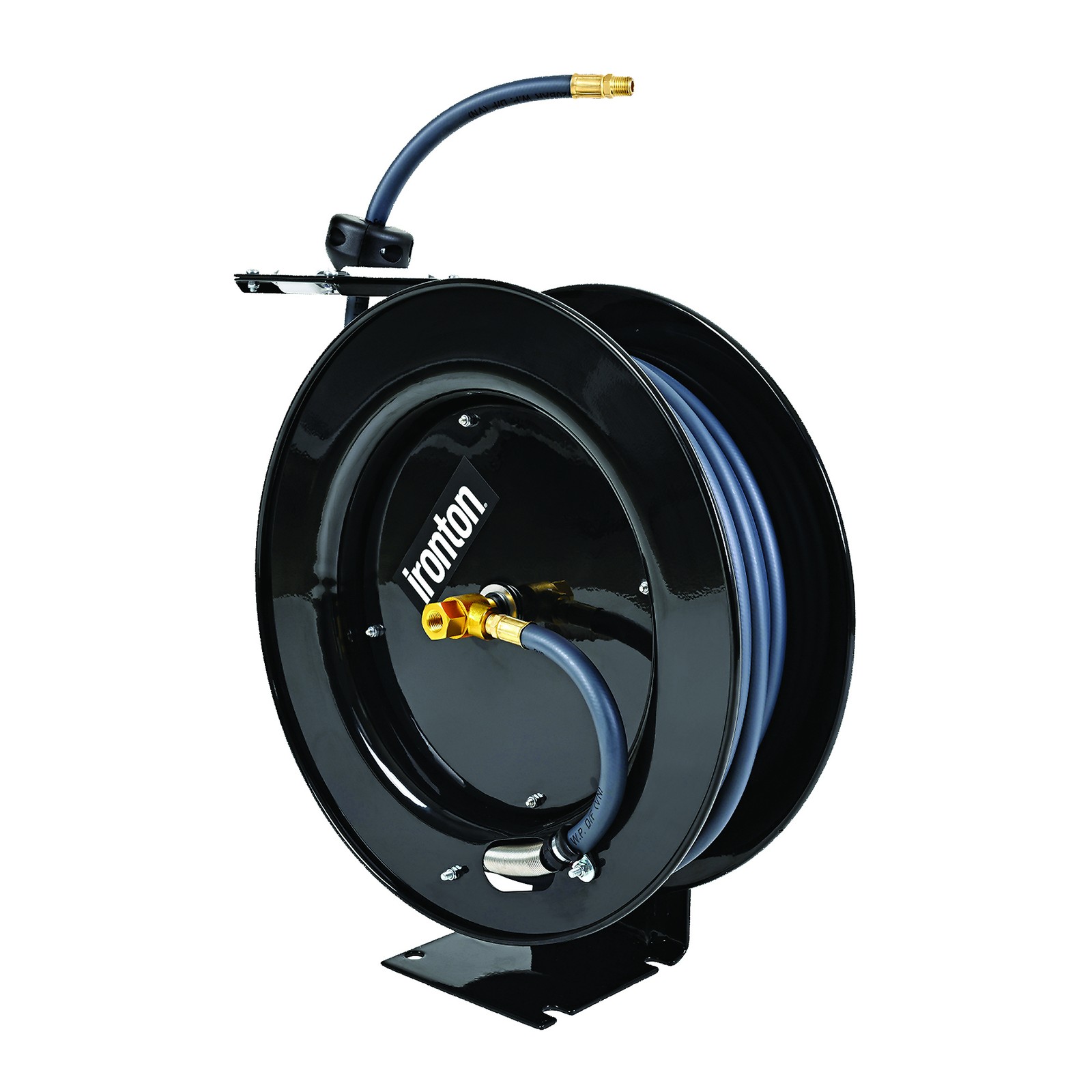 Ironton Steel Hybrid Air Hose Reel, 3/8in. x 50ft. Hose, 300 Max. PSI, Ironton Steel Hybrid Air Hose Reel, 3/8in. x 50ft. Hose, 300 Max. PSI,