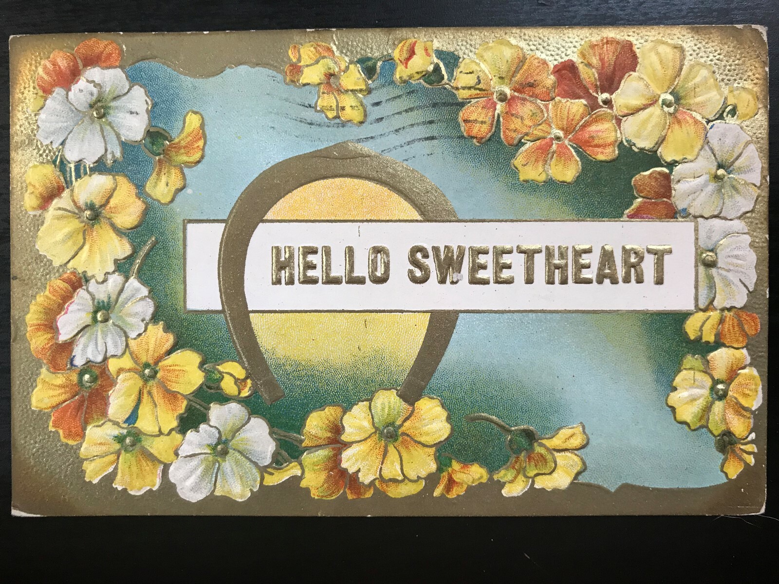 Vintage Postcard 1909 Hello Sweetheart