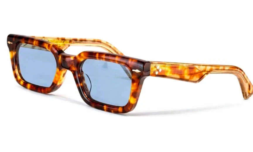 Jacques Marie Mage CASABLANCA Tortoiseshell/Blue 49-23-146mm Jacques Marie Mage CASABLANCA Tortoiseshell/Blue 49-23-146mm