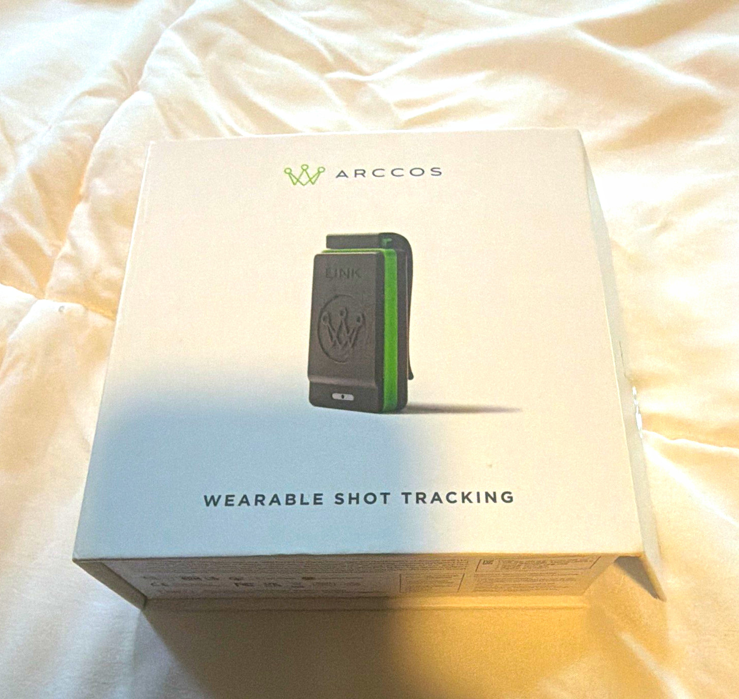 Arccos Caddie Link Golf Shot Tracker Wearable Device Black/Green SKU 70030 Arccos Caddie Link Golf Shot Tracker Wearable Device Black/Green SKU 70030