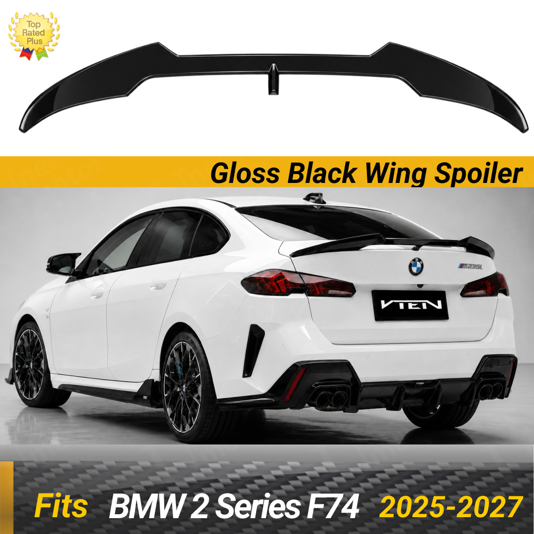 For 2025-2027 BMW 2 Series F74 VTEN Rear Wing Spoiler Gloss Black Performance For 2025-2027 BMW 2 Series F74 VTEN Rear Wing Spoiler Gloss Black Performance