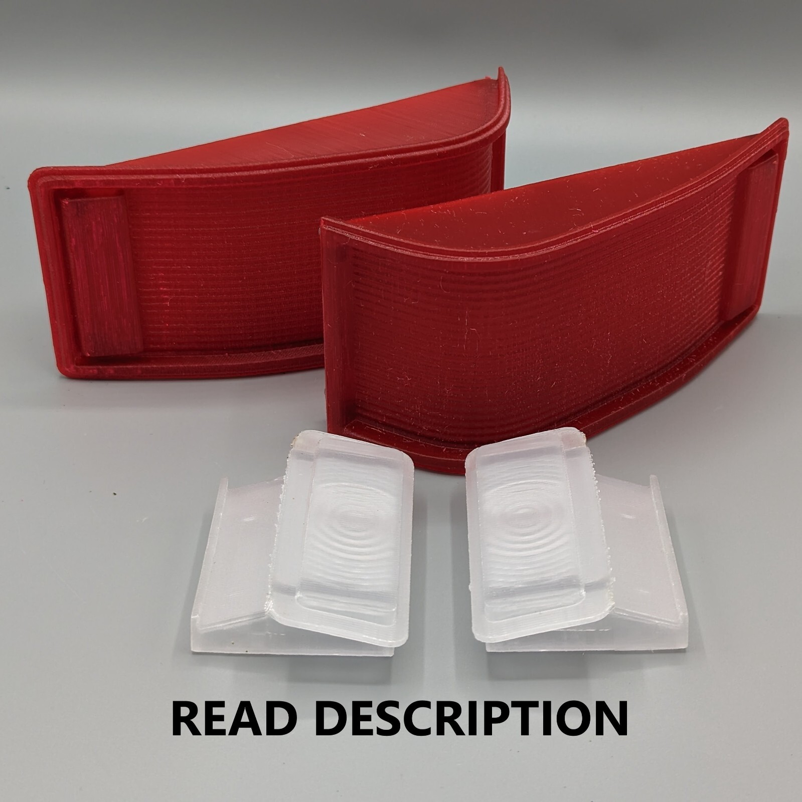 3D PRINTED - USA MADE - 1965 Dodge Coronet 440 Tail Lamp w/ Reverse Lens SET