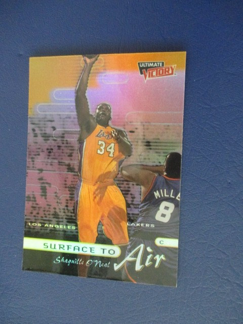 Upper Deck 1999-00 Ultimate Victory Surface to Air Shaquille O'Neal #SA12 Lakers