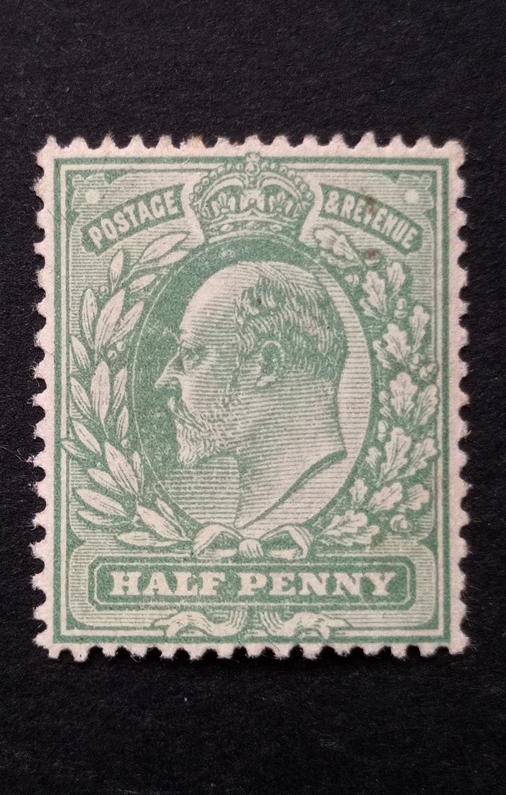 GB King Edward Vll 1/2d Harrison 15x14 Pale Green SG.279 Mint NH Well Centred VF