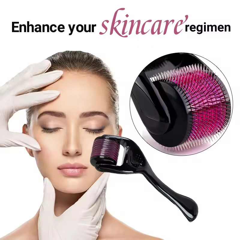 Derma Skin Roller 540 Titanium Micro Needle Anti Ageing Hair Regeneration Growth
