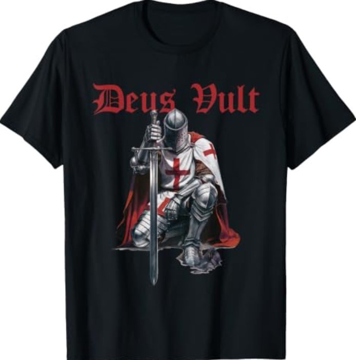 Deus Vult Knights Templar Crusades T-Shirt