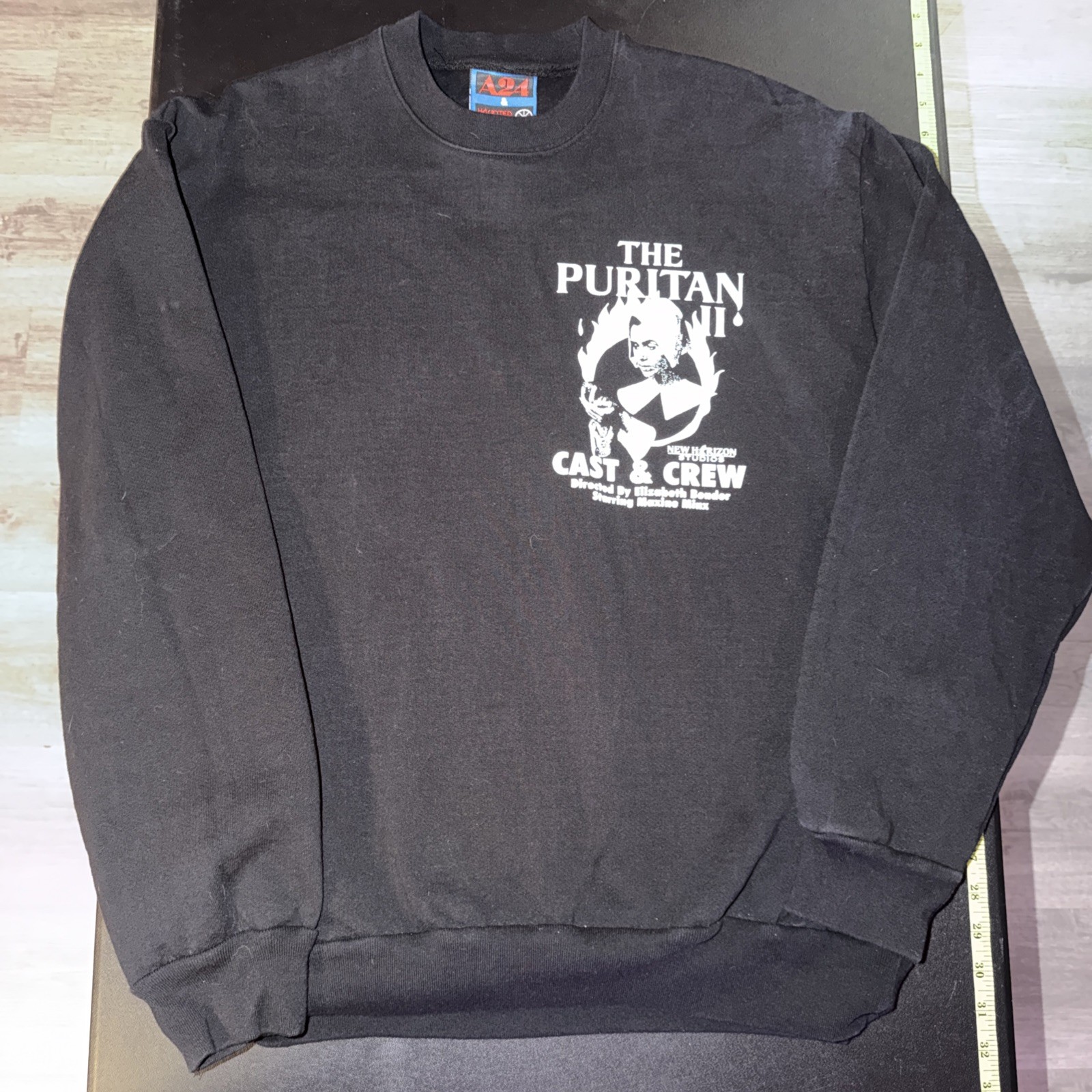 A24 Mia Goth Crewneck Online Ceramics x MaXXXine The Puritan II Crew L Large A24 Mia Goth Crewneck Online Ceramics x MaXXXine The Puritan II Crew L Large