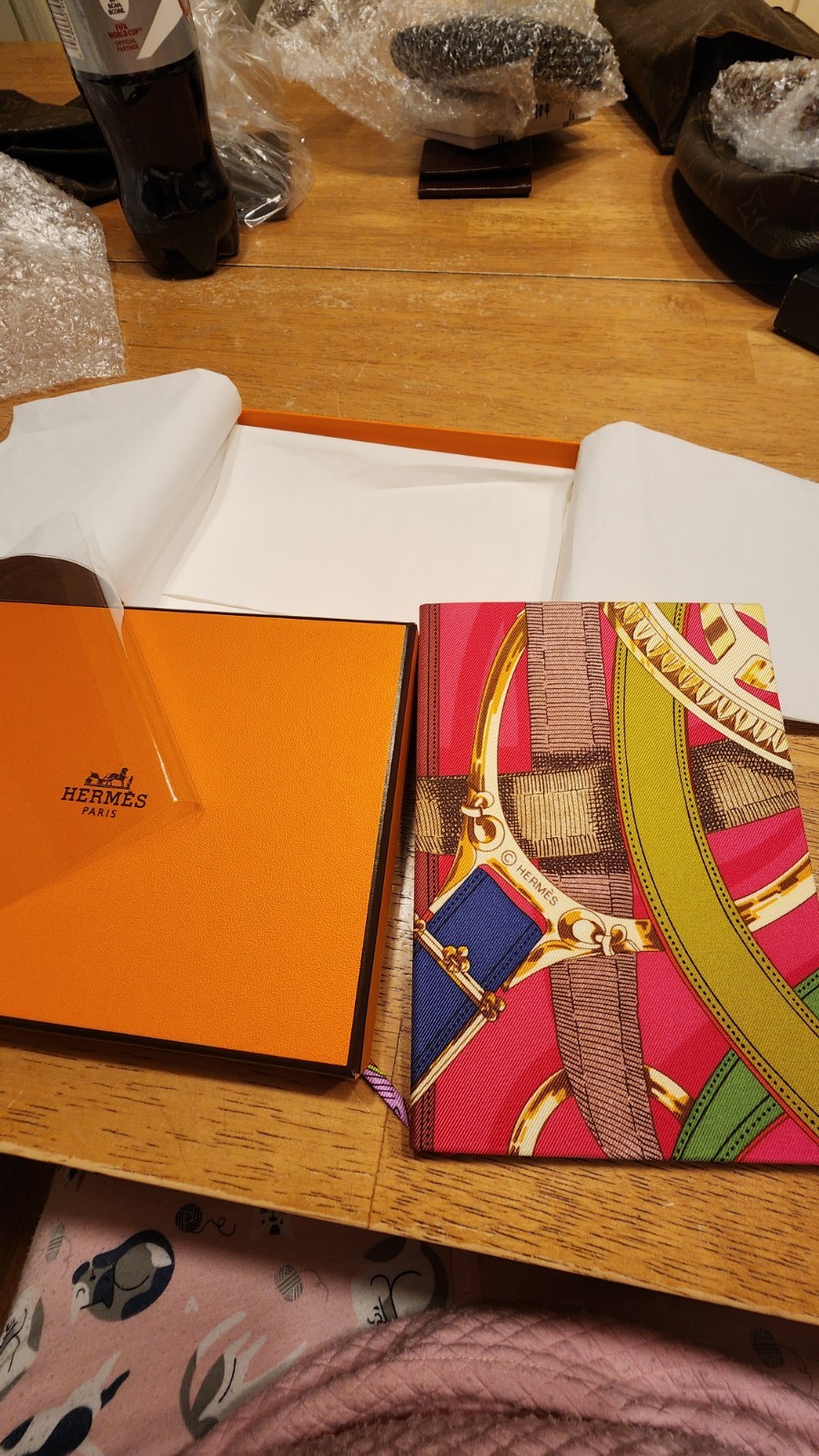 Hermès Brides de Gala silk notebook. New Without Tag