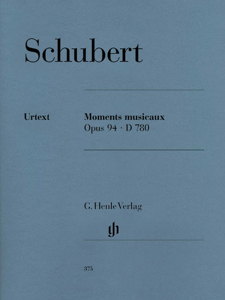 Schubert Moments Musicaux Op. 94 D 780 Sheet Music Piano Solo Book 051480375