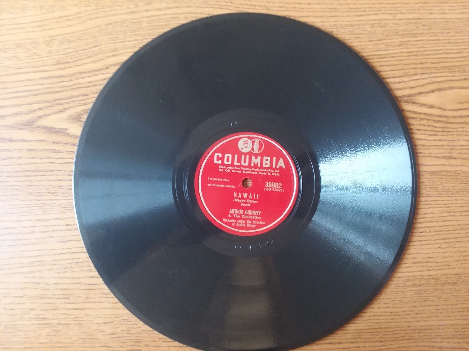 1940S M-new ORCH. ART GODFREY hawaii/ driftin\' down the dreamy ol\' ohio 38882 78
