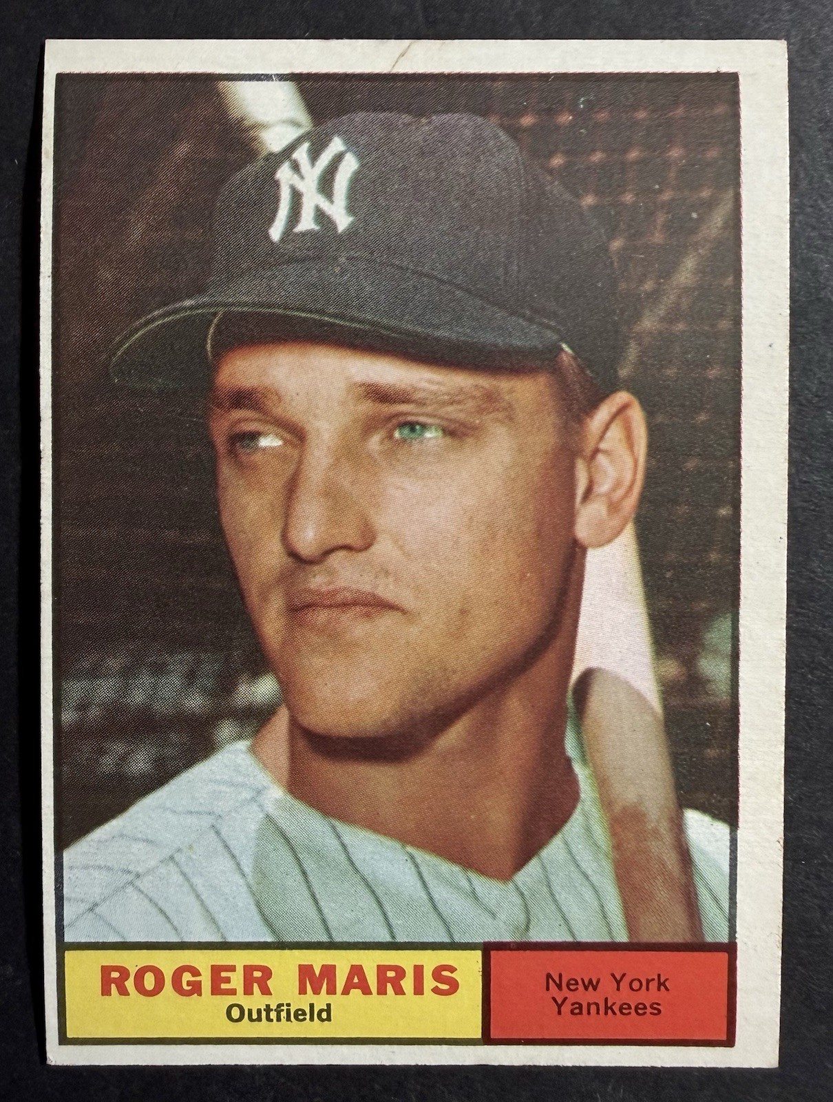 1961 Topps - Roger Maris #2 New York Yankees - EX Condition No Creases