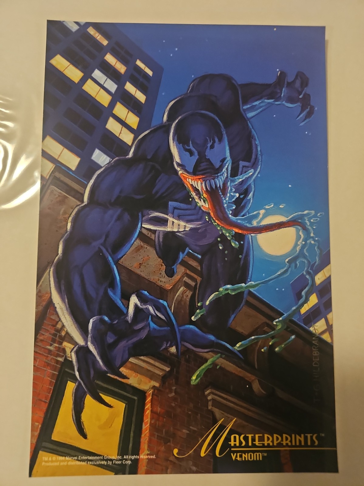 1994 Marvel Masterpieces Masterprints COMPLETE 10-Card Set - Hildebrandt Art