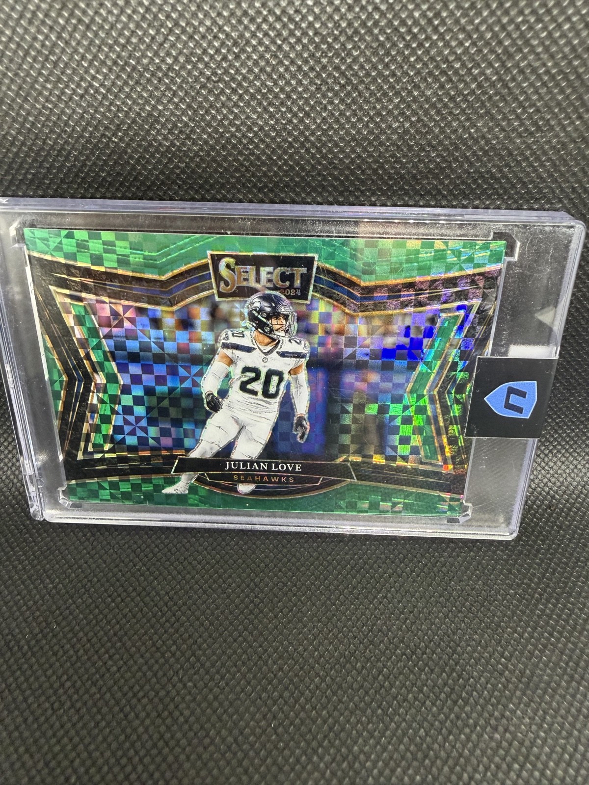 2024 Panini Select - Field Level Julian Love #455 Green Prizm /5 2024 Panini Select - Field Level Julian Love #455 Green Prizm /5