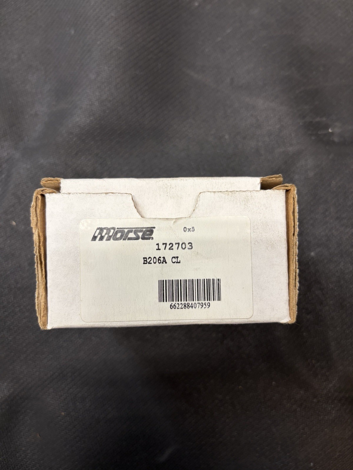 Morse 172703 B200 Series Mechanical Clutch - Bearing B206A CL - (New in Box) Morse 172703 B200 Series Mechanical Clutch - Bearing B206A CL - (New in Box)