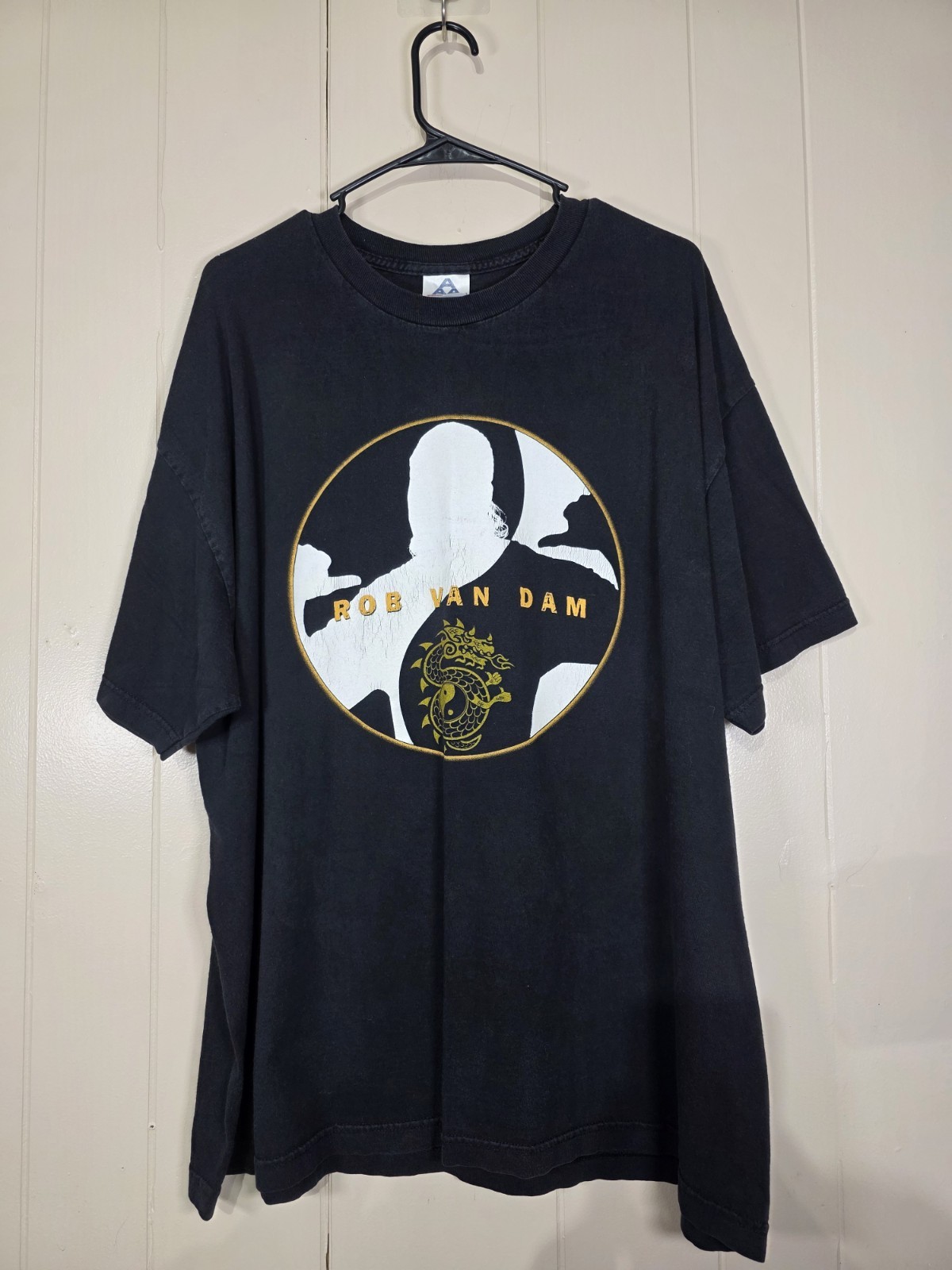 Vtg 2002 Rob Van Dam WWE T-Shirt XXL Double Sided Vtg 2002 Rob Van Dam WWE T-Shirt XXL Double Sided