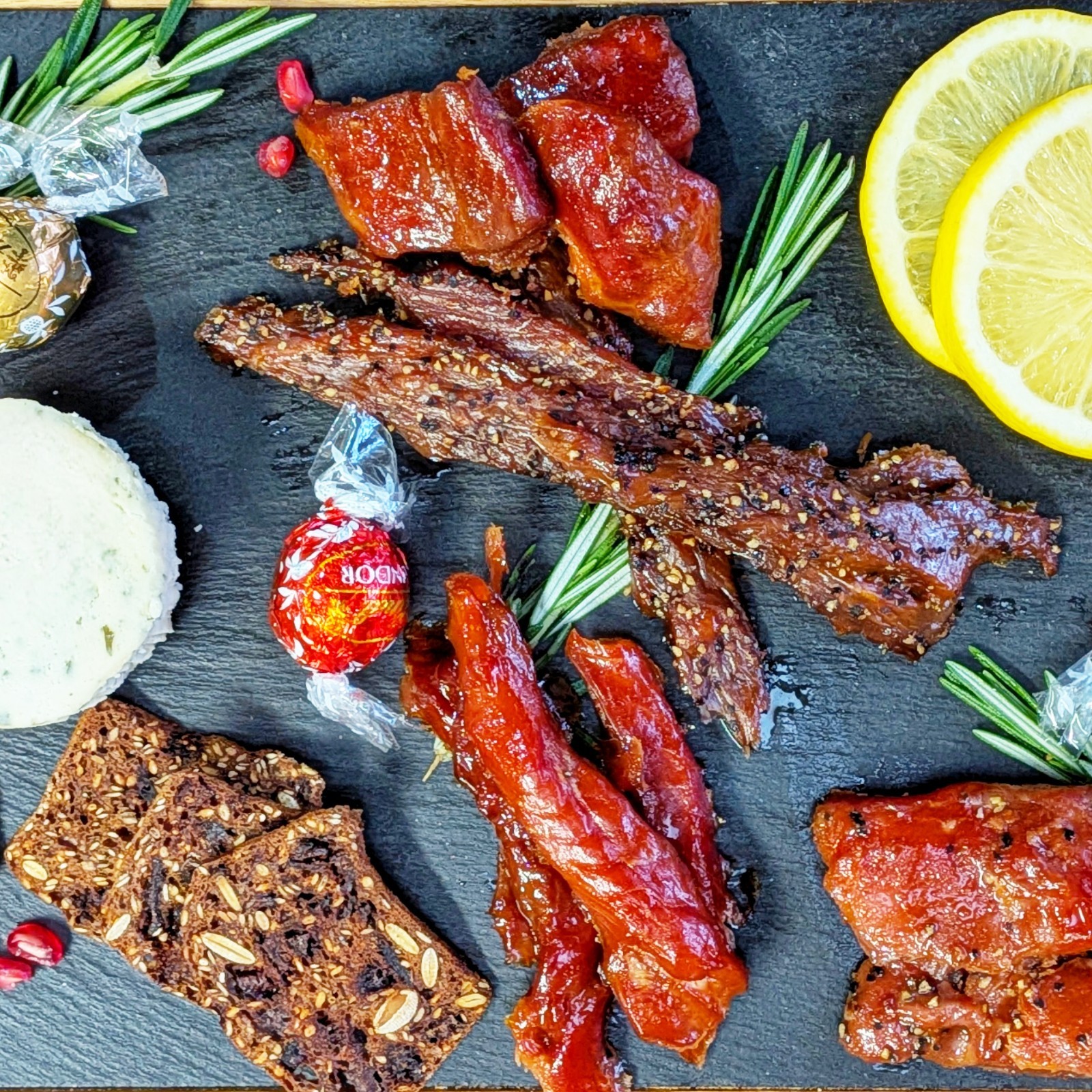 Wild Canadian Smoked Salmon Gift Box 4 Flavors Gourmet Seafood Christmas Gift